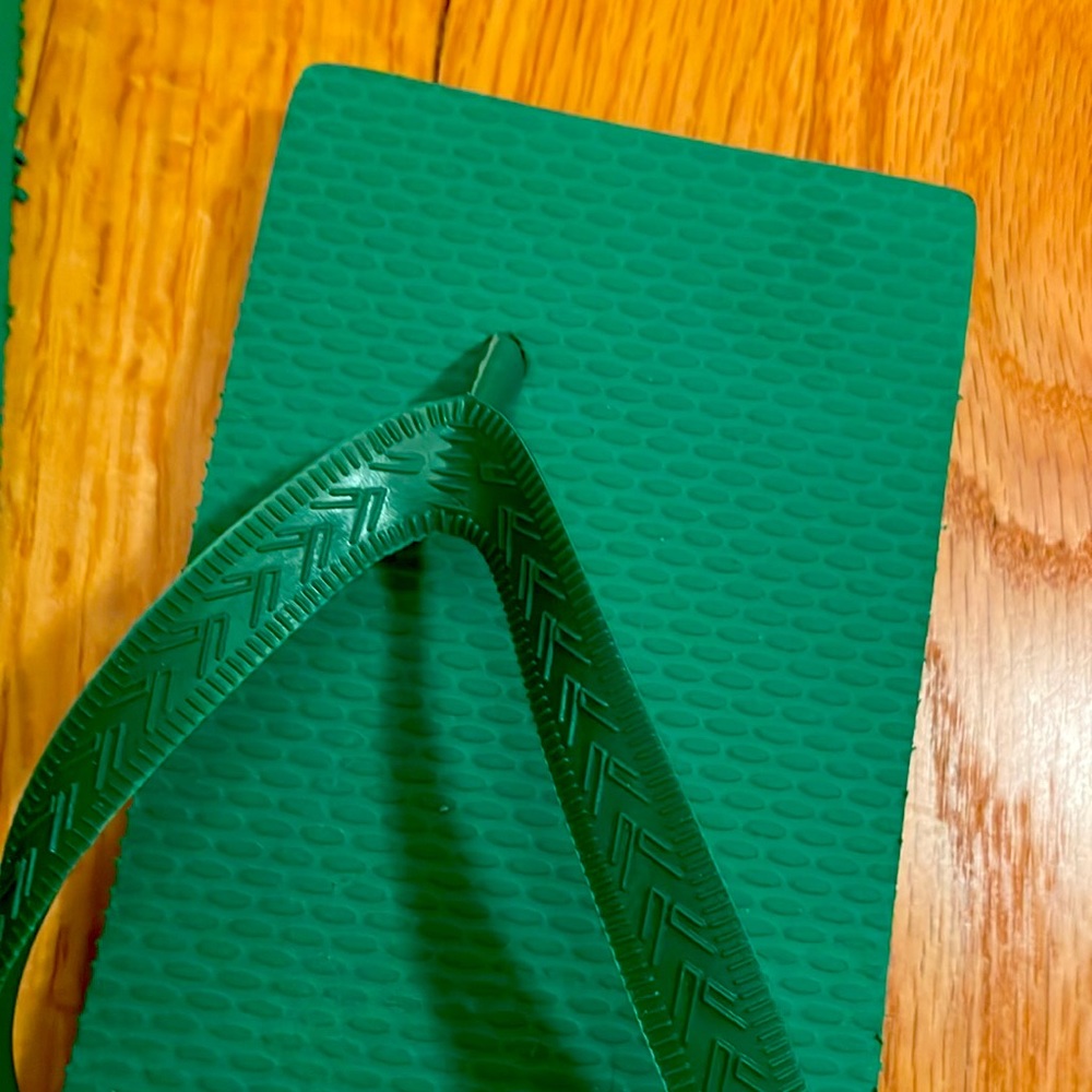 NBW GREEN RUBBER FLIP FLOPS - Picture 7 of 10